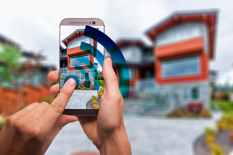 casa inteligente con apps
